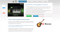 Desktop Screenshot of garagebandwindows.com